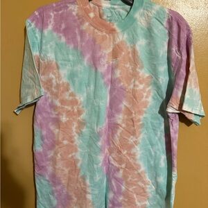 Nike Nike tie dye oversized small tee #tee never worn Multicolor Tie-Dye Tee